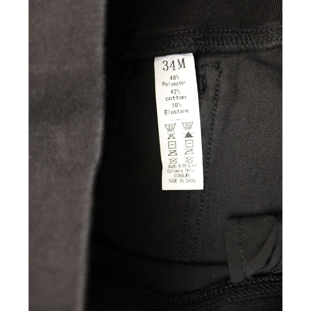 IOSUR Crossover VWaist Flare Jeans Women 34M Black High Rise Bell Bottoms Retro - Picture 10 of 11
